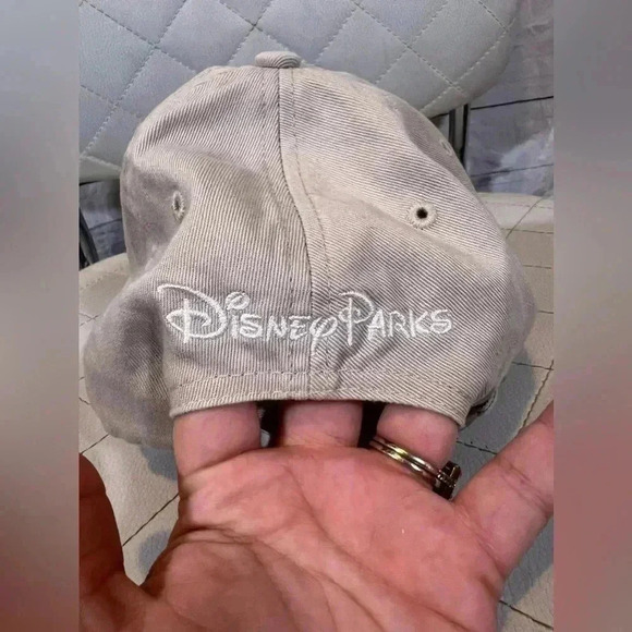 Disney Parks Pluto What's Up Dog Beige Adjustable Strap Baseball Cap Hat Adults - Picture 4 of 6